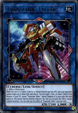 Transcode Talker 1st Ed Rare Gold MAGO-EN136 Yu-Gi-Oh! - Image 1