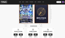 Cross Guild - 2025 One Piece #OP09-057 - TAG 10 PRISTINE!! RANK 2nd in WORLD!!!! - Image 3
