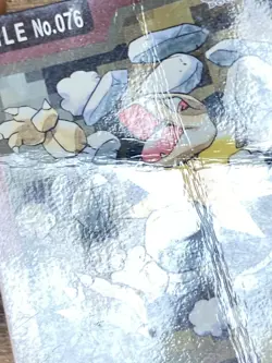 Pokemon Carddass Card Golem File No.76 Bandai Pocket Monsters 1997 - Image 3