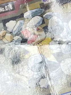 Pokemon Carddass Card Golem File No.76 Bandai Pocket Monsters 1997 - Image 4