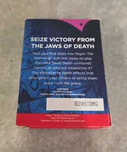 NYCC 2025 Magic The Gathering Black Welcome Deck Venom Welcome Deck - Image 2