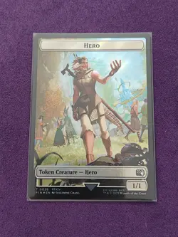 Spirit // Hero Token Surge Foil - FIC 0003/0026 NM - MTG Magic - Image 1