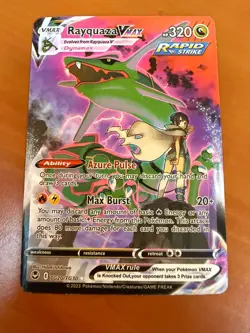 Pokemon TCG Rayquaza VMAX Silver Tempest Trainer Gallery TG20/TG30 - NM - Image 1