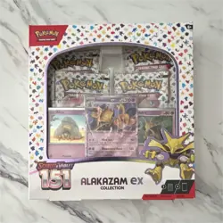 Pokemon Scarlet & Violet 151 Alakazam ex Promo Booster Collection Box English - Image 1