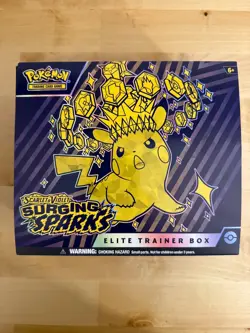 Pokemon TCG Surging Sparks ETB Empty *NO PACKS/PROMO* - Image 1