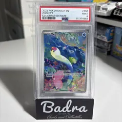 2023 Pokemon 206/198 Wiglett - Illustration Rare HOLO - PSA 9 MINT - Image 1