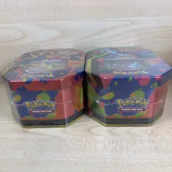 Pokemon TCG MEGA CHARIZARD EX X & Y Lot Of 2 Tins NEW SEALED! - Image 3