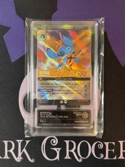 US SHIP | Disney Lorcana Stitch Rock Star P1 Promo Enchanted Graded PCG 10 - Image 1