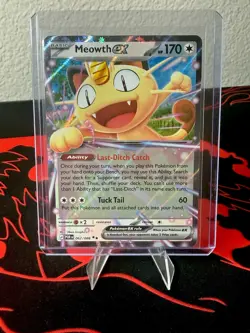 Meowth EX 062/088 (NM) Perfect Order Holo Pokemon Card - Image 1