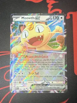 Meowth EX 062/088 (NM) Perfect Order Holo Pokemon Card - Image 3