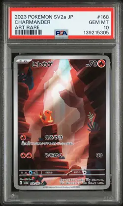 PSA 10 SEQ Bulbasaur Charmander Squirtle AR Set 166 168 170 Pokemon Card 151 JPN - Image 5