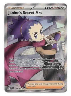 Shrouded Fable Janine's Secret Art 088/064 Ultra Rare Trainer Pokemon Card - Image 1