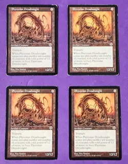 MTG Magic The Gathering 4x Phyrexian Dreadnought Mirage 1996 Played/Edge Wear - Image 1