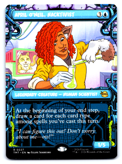 April O'Neal, Hactivist Showcase - TMNT Ninja Turtles - MTG - Image 1