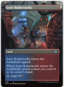Izzet Boilerworks (Borderless) *Foil* 2X2 408 NM - Image 1