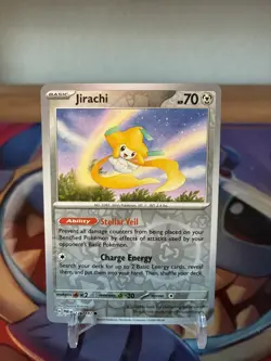 Pokemon Paradox Rift - Jirachi - 126/182 - Reverse Holo Sv04 - Image 1