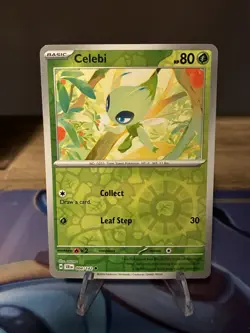 Pokemon - Celebi 004/142 - Reverse Holo - Sv07 Stellar Crown - Image 1