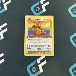 Dragonite 19/62 1st Edition Fossil Regular Pokemon TCG - Image 1