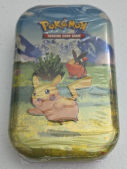 Pokemon TCG Mega Evolution Ascended Heroes Mini Tin Sealed, Pikachu & Tepig - Image 1