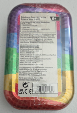 Pokemon TCG Mega Evolution Ascended Heroes Mini Tin Sealed, Zorua & Cramorant - Image 2