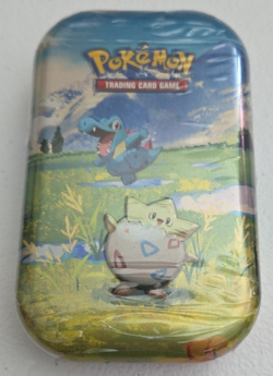Pokemon TCG Mega Evolution Ascended Heroes Mini Tin Sealed, Togepi & Totodile - Image 1