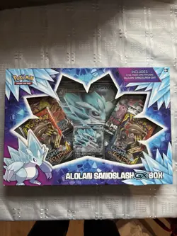 Pokemon Alolan Sandslash GX Collection Box 2 Cosmic Eclipse and 1 Unified Minds - Image 1
