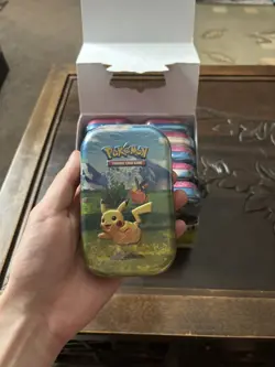 Pokemon Ascended Heroes Mini Tin Display 10 Sealed Booster Tins Open Display - Image 2