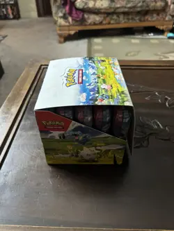 Pokemon Ascended Heroes Mini Tin Display 10 Sealed Booster Tins Open Display - Image 3