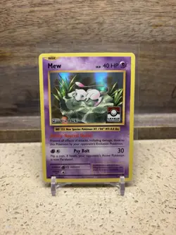 Pokemon TCG Mew 53/108 Holo 2nd Place League Challenge Evolutions NM - Image 1