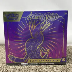Pokemon TCG Scarlet and Violet Base Elite Trainer Box ETB Miraidon SEALED NEW 820650853418 - Image 1