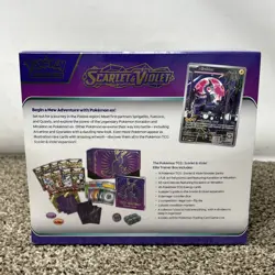 Pokemon TCG Scarlet and Violet Base Elite Trainer Box ETB Miraidon SEALED NEW 820650853418 - Image 2