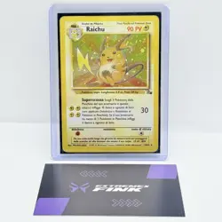 CARTA POKEMON RAICHU HOLO 14/62 - ITA - SET FOSSIL - PLAYED / POOR - Image 1