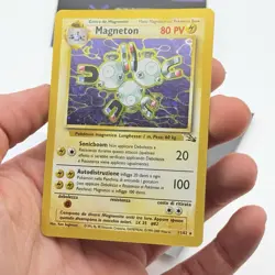 CARTA POKEMON MAGNETON HOLO 11/62 - ITA - SET FOSSIL - GOOD - Image 3