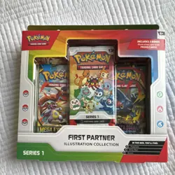 Pokemon First Partner Illustration Collection Series 1 Charmander Bulbasaur Squ… - Image 1