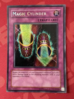 Yu-Gi-Oh! Magic Cylinder Labyrinth of Nightmare LON-EN104 Unlim Secret Rare LP - Image 1