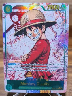 Monkey D Luffy OP13-118 Alternate Art Parallel One Piece TCG English NM - Image 1