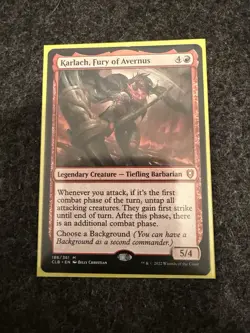 MTG English Karlach, Fury of Avernus NM Normal - Image 1