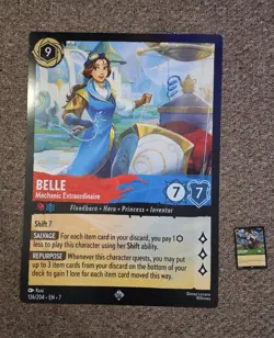 Lorcana Promotional Giant Cards x4 VERY RARE Minnie Mouse Stitch Belle Bolt - Image 1