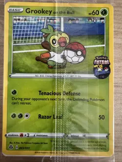Grookey On The Ball 003/005 Futsal Pokemon Card PROMO UK Exclusive NEW SEALED - Image 1