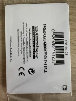 Grookey On The Ball 003/005 Futsal Pokemon Card PROMO UK Exclusive NEW SEALED - Image 2