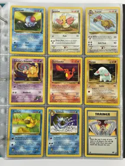 Pokemon Card Collection VTG Binder Holo Rare E-Reader WoTC Glaceon Zapdos Eevee - Image 5