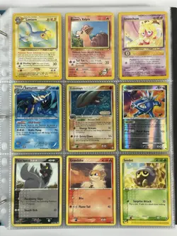 Pokemon Card Collection VTG Binder Holo Rare 1st E-Reader WoTC Kabutops Dialga - Image 1