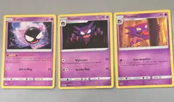 Pokemon TCG Card Lot Gastly Haunter Sword & Shield Sun & Moon XY SM SW x9 - Image 4