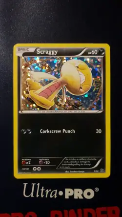 Pokemon TCG SCRAGGY HOLO 7/12 McDonalds EU Promo Set 2016 (MCD16) ENGLISH Card - Image 1