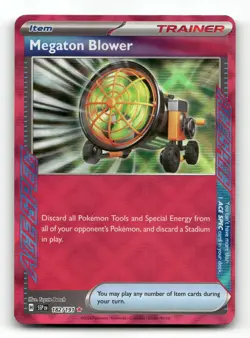 Megaton Blower 182/191 - Surging Sparks - Pokemon Card NM/M - Image 1