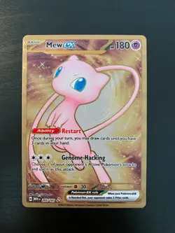 Carte Pokemon : Mew EX 205/165 Ecarlate Violet 151 METAL ENGLISH (Exclus) NEUF - Image 1