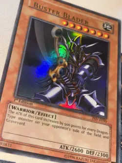 Buster Blader PSV-E050 1st Edition Yu-Gi-Oh! NM (NAME SHIFT ⤵) - Image 4