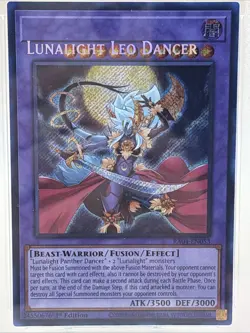 PSA 6 Lunalight Leo Dancer 2025 Yu-Gi-Oh! RA04 Misprint Error #EN053 1st Ed - Image 2