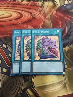 3X Pot of Desires - RA01-EN056 - Super Rare - NM 1ST ED - Yugioh - Image 1