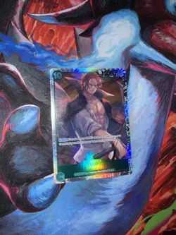 One Piece Trading Card Game Shanks OP13-028 NM Foil English TCG - Image 1